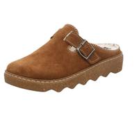 Rohde Damen, Frauen, Hausschuhe,warm gefüttert,verbandschuhe,therapieschuhe,Klett-Hausschuhe,Cuoio,40 EU / 6.5 UK
