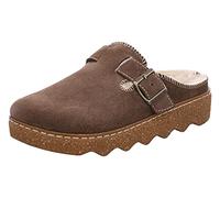 Rohde Damen, Frauen, Hausschuhe,warm gefüttert,verbandschuhe,therapieschuhe,Klett-Hausschuhe,Earth,41 EU / 7.5 UK