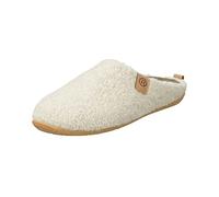 Rohde Damen, Frauen, Hausschuhe,Wechselfußbett,warm gefüttert,Gummi-Laufsohle,bequem-Schuhe,Komfortschuhe,Natur,41 EU / 7.5 UK