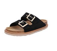 Rohde Hausschuhe Veloursleder Schwarz - 38