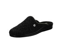Rohde Damen, Frauen, Pantoletten, Slipper,Sandalen,Freizeitschuhe,Schlupfschuhe,schluepfschuhe,Slipper,Slides,Slip-ons,Mules,SCHWARZ,40 EU