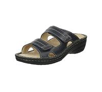 Rohde Damen, Frauen, Pantoletten, Slipper,Wechselfußbett,Hauschuhe,Schlupfschuhe,schluepfschuhe,Slipper,Slides,Slip-ons,BLAU,36 EU / 3.5 UK