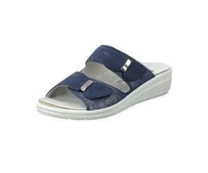 Rohde Damen, Frauen, Pantoletten, Slipper,Wechselfußbett,schluepfschuhe,Slipper,Slides,Slip-ons,Backless Slipper,Mules,Ocean,41 EU / 7.5 UK
