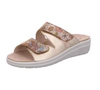 Rohde Damen, Frauen, Pantoletten, Slipper,Wechselfußbett,Slip-ons,Backless Slipper,Mules,Gartenschuhe,Sommerschuhe,Clogs,Gold,37 EU / 4 UK