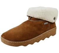 Rohde Damen Hausschuh geschlossen Leder Stiefelette warm gefüttert Foggia 6128, Größe:39 EU, Farbe:Braun