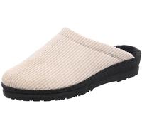 Rohde Damen Hausschuh Pantoffel Textil Struktur Schurwolle Neustadt-D 2298, Größe:38 EU, Farbe:Beige
