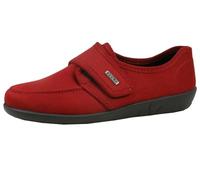 Rohde Damen Hausschuhe Slipper Klettverschluss trageangenehm Ballerup 2222, Größe:42 EU, Farbe:Rot