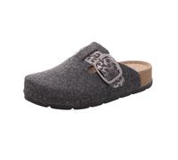 Rohde Damen-Pantoffel Anthrazit-Schwarz-Grau 42