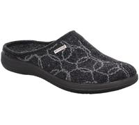 Rohde Damen Pantoffel Filz Hausschuh Bestickt herausnehmbare Sohle Bari 6544