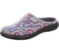 Rohde Damen Pantoffel Filz Hausschuh mit herausnehmbaren Einlagen Bari 6540, Größe:40 EU, Farbe:Mehrfarbig