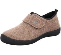 Hausschuh ROHDE "OLBIA", Damen, Gr. 41, beige (natur), Filz, meliert, klassisch, Schuhe, Homeslipper, Wohlfühlschuh mit Klettverschluss (37982230-41) natur