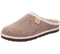 Rohde Damen Pantoffel Hausschuh aus Softfilz mit losen Einlagen D.Meran 6815, Größe:38 EU, Farbe:Beige