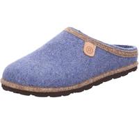 Rohde Damen Pantoffel Hausschuh aus Softfilz mit losen Einlagen D.Meran 6815, Größe:38 EU, Farbe:Blau