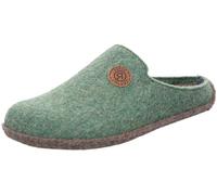 Rohde Damen Pantoffel Hausschuh Filz Follonica 7032, Größe:37 EU, Farbe:Grün