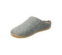 Rohde Damen Pantoffel Hausschuh lose Einlagen Leder Rivoli-D 6863, Größe:38 EU, Farbe:Grau