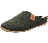 Rohde Damen Pantoffel Hausschuh lose Einlagen Leder Rivoli-D 6863, Größe:39 EU, Farbe:Grün