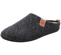 Rohde Damen Pantoffel Hausschuh lose Einlagen Leder Rivoli-D 6863, Größe:40 EU, Farbe:Schwarz