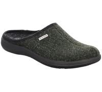 Rohde Damen Pantoffel Hausschuh Schurwolle Harris Tweed Bari 6545, Größe:39 EU, Farbe:Grün