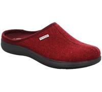 Rohde Damen Pantoffel Hausschuh Schurwolle Harris Tweed Bari 6545, Größe:42 EU, Farbe:Rot