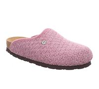 Rohde Damen Pantoffel Hausschuh Strickobermaterial Alba 6076, Größe:41 EU, Farbe:Rosa