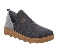 Rohde Damen Pantoffel Hausschuh Wellensohle Foggia 6129, Größe:37 EU, Farbe:Grau