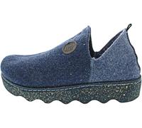 Rohde Damen Pantoffel Hausschuh Wellensohle Foggia 6129, Größe:42 EU, Farbe:Blau