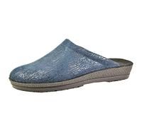 Rohde Damen Pantoffel Keilabsatz Hausschuh Neustadt-D 4272, Größe:41 EU, Farbe:Blau