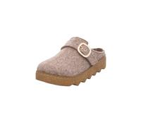 Rohde Damen Pantoffel Softfilz Hausschuh mit Plateau und Schnalle Foggia-D 6117