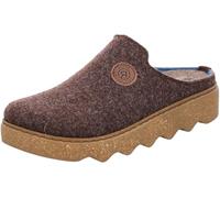 Rohde Schuhe Hausschuhe Foggia-D 6122 Softfilz Plateau lose Einlagen Damen Braun Größe 40