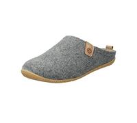Rohde Damen Pantoffel Softfilz Hausschuh Wechselfußbett Tivoli-D 6860, Größe:37 EU, Farbe:Grau