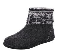 Rohde Damen Pantoffel Stiefelette Filz 6869, Größe:39 EU, Farbe:Grau