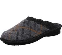 Rohde Damen Pantoffeln Hausschuhe Emden 2250, Größe:38 EU, Farbe:Grau