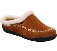 Rohde Damen Pantoffeln Hausschuhe Leder Mira 6638, Größe:40 EU, Farbe:Braun