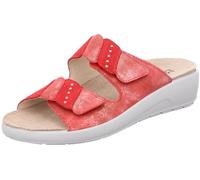 Rohde Damen Pantolette aus Leder mit Strass und losen Einlagen Rivella 5720, Größe:38 EU, Farbe:Rot