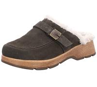 Rohde Damen Pantolette Keilabsatz Clog Warmfutter Licata 7002, Größe:38 EU, Farbe:Grün