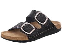 Rohde Klassische Pantoletten für Damen, schwarz, Gr. 39 EU