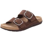 Pantolette ROHDE "Rohde Pantoletten Nubukleder", Damen, Gr. 41, mocca, Nubukleder, Schuhe Pantolette (94209951-41) mocca