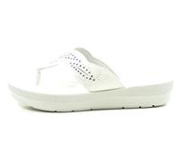 Rohde Damen Pantolette Zehentrenner Weite G Cisano 1371, Größe:36 EU, Farbe:Weiß