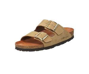Rohde Damen Pantoletten EASYS No 42 Hausschuhe Clogs 5865 Natur | Pantoletten, Natur, Beige, Schnalle, Memoryfußbett, Damen, Schuhe