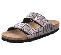 Rohde Damen Pantoletten Schuhe Schnallen Clogs Alba 5656, Größe:39 EU, Farbe:Braun