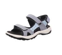 Rohde Damen-Sandalette Jeans-Blau-Schwarz-Weiß 37