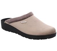 Rohde Damen Schuhe Pantoffeln Hausschuhe Roma 2336, Größe:40 EU, Farbe:Beige
