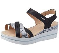 Rohde Damen Venezia Sandaletten, 90 schwarz, 41 EU Schmal