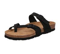 Rohde Damen Zehentrenner Pantolette Alba 5594, Größe:42 EU, Farbe:Schwarz