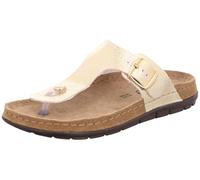 Rohde Damen Zehentrenner Pantolette Dianette Schnalle Rodigo-D 5867, Größe:38 EU, Farbe:Gold