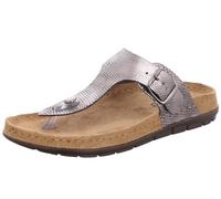 Rohde Damen Zehentrenner Pantolette Dianette Schnalle Rodigo-D 5867, Größe:42 EU, Farbe:Grau