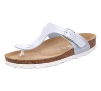 Rohde Damen Zehentrenner Pantolette Weite G Metallic Perlato Alba 5600, Größe:38 EU, Farbe:Blau