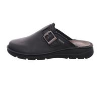 Pantoffel ROHDE "OTRANTO", Herren, Gr. 45, schwarz, Leder, Schuhe, Hauschuh, Pantoffel, Homeslipper, Clog mit Schnallenverschluss (49675424-45) schwarz