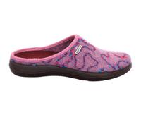 Rohde Damen Pantoffel Filz Hausschuh mit herausnehmbaren Einlagen Bari 6540, Größe:40 EU, Farbe:Violett