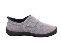 Hausschuh ROHDE "OLBIA", Damen, Gr. 36, grau (hellgrau), Filz, meliert, klassisch, Schuhe, Homeslipper, Wohlfühlschuh mit Klettverschluss (54225232-36) hellgrau